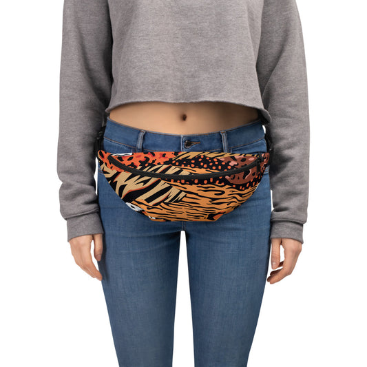 African Animal Print Fanny Pack