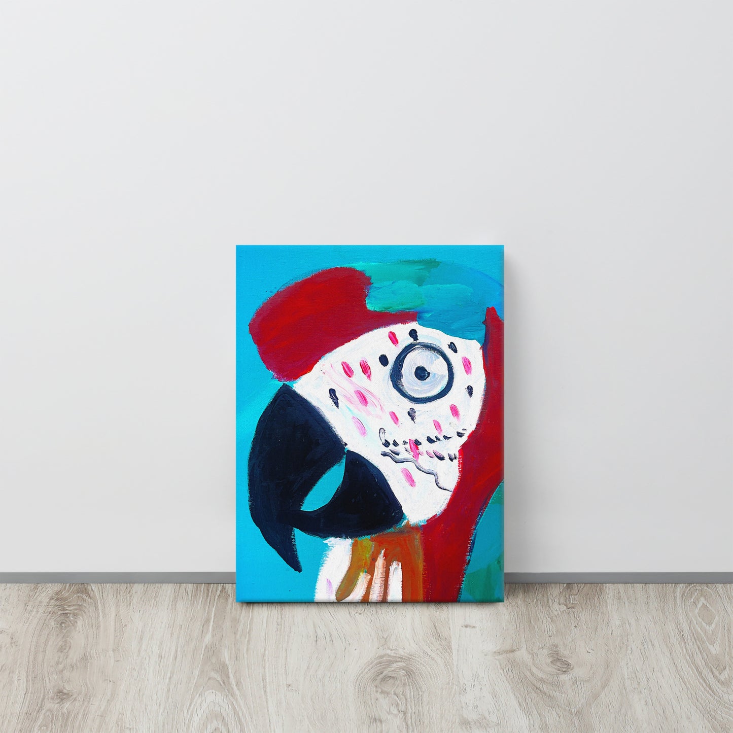 Brooklyn the Parrot Canvas