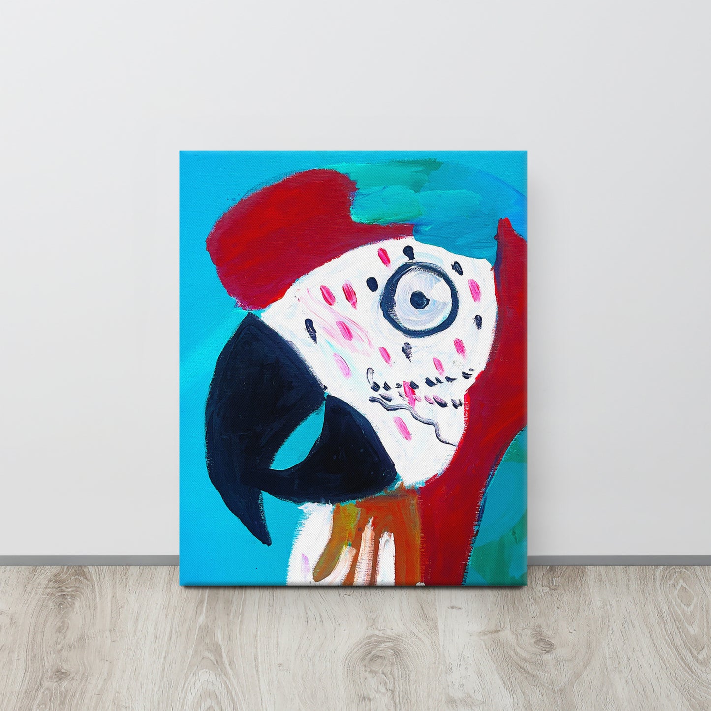 Brooklyn the Parrot Canvas