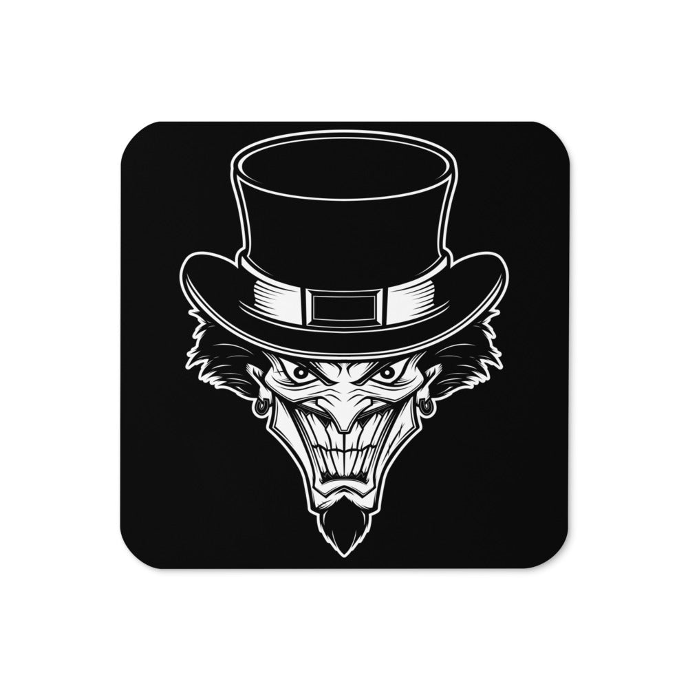 Top Hat Clown Cork-back coaster