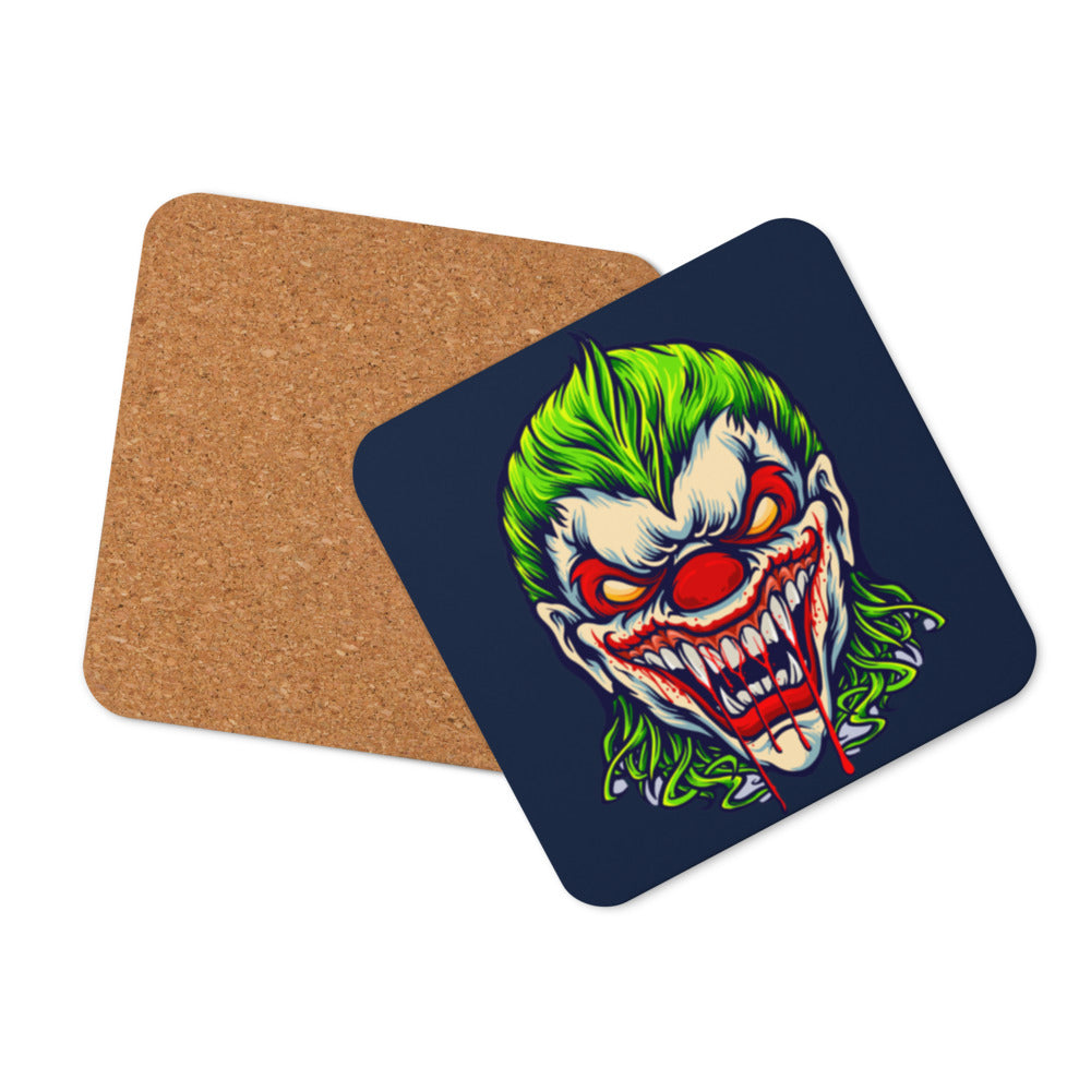 Tasty Treat Clown Cork-back coaster