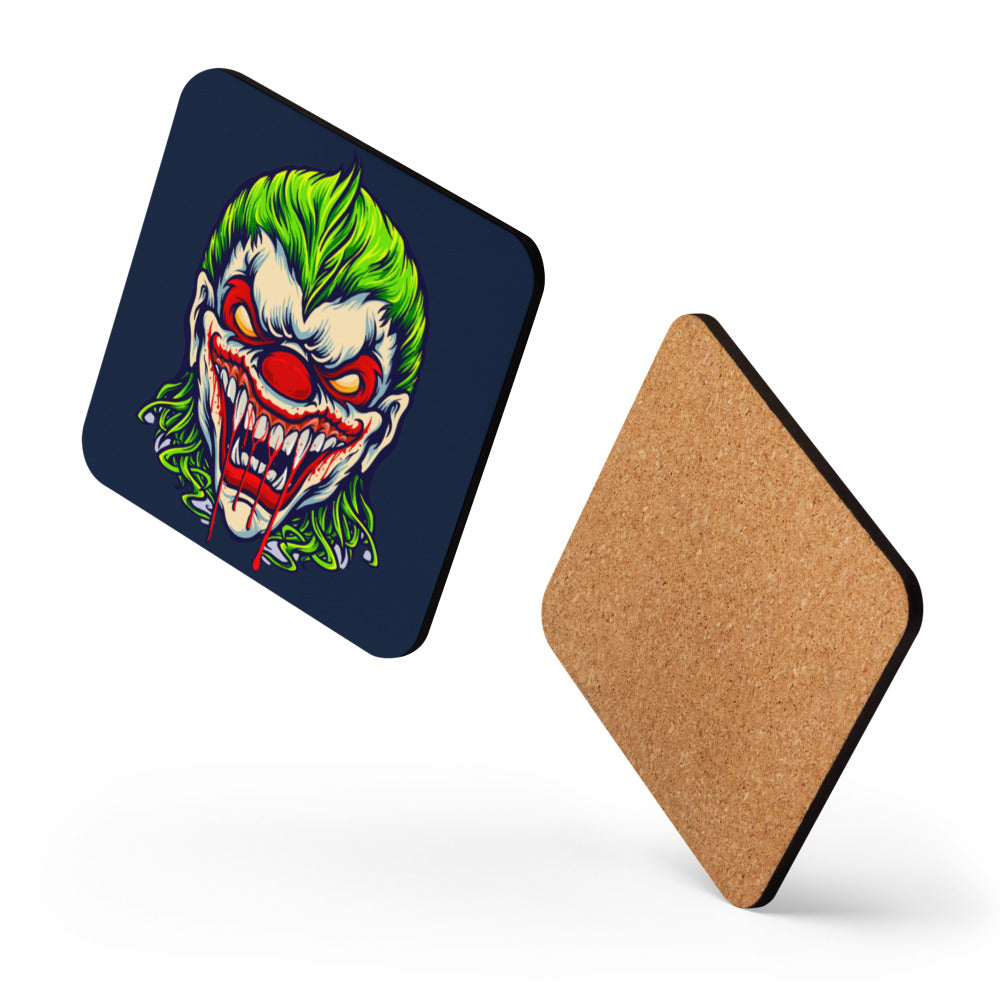 Tasty Treat Clown Cork-back coaster