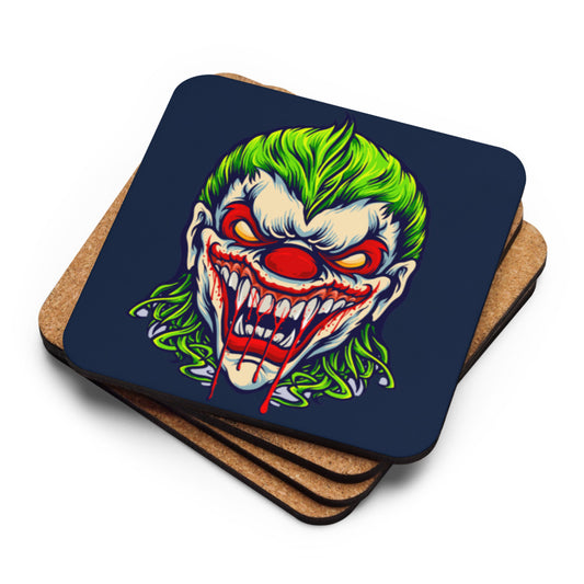 Tasty Treat Clown Cork-back coaster