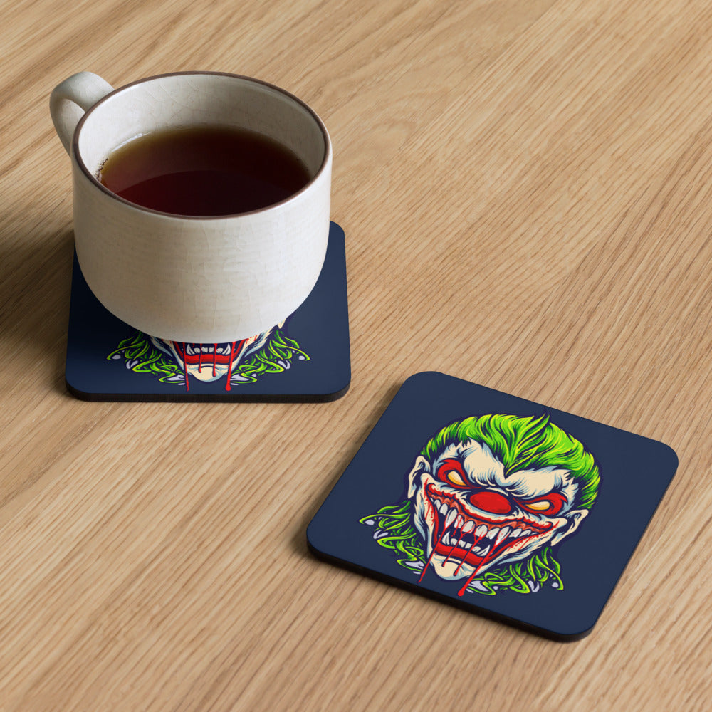 Tasty Treat Clown Cork-back coaster