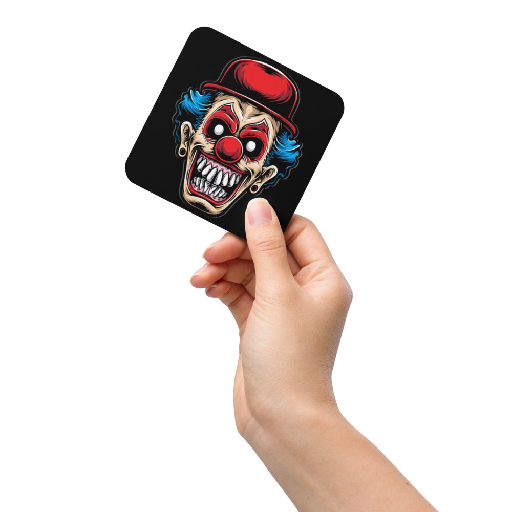 Red Hat Clown Cork-back coaster