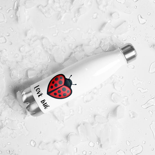 Love Bug Stainless Steel Water Bottle