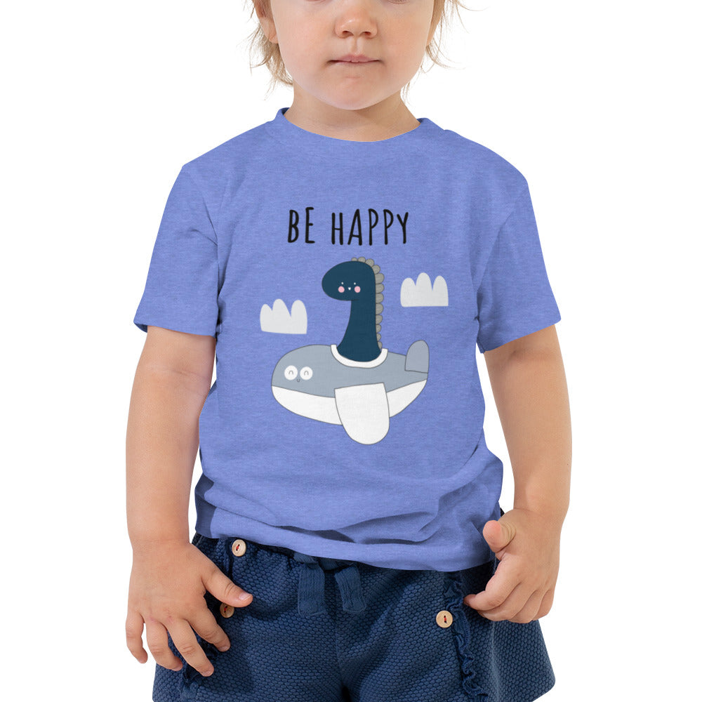 Be Happy Toddler Short Sleeve Tee