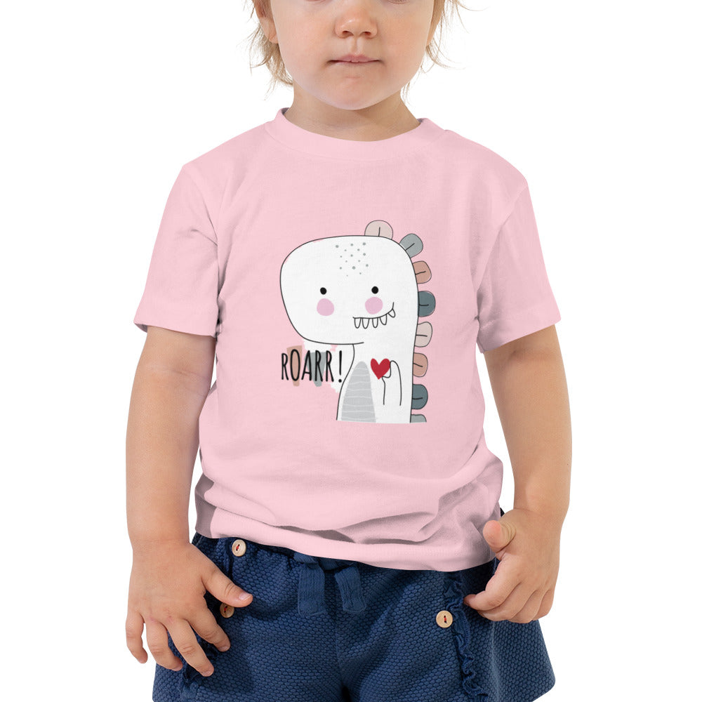 To Roar With Love Toddler Short Sleeve Tee