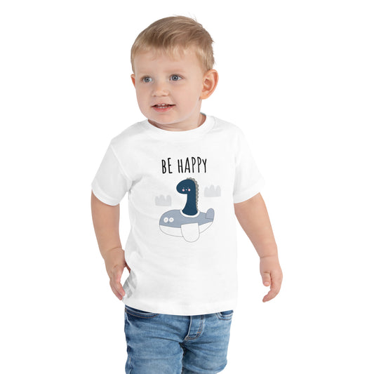 Be Happy Toddler Short Sleeve Tee