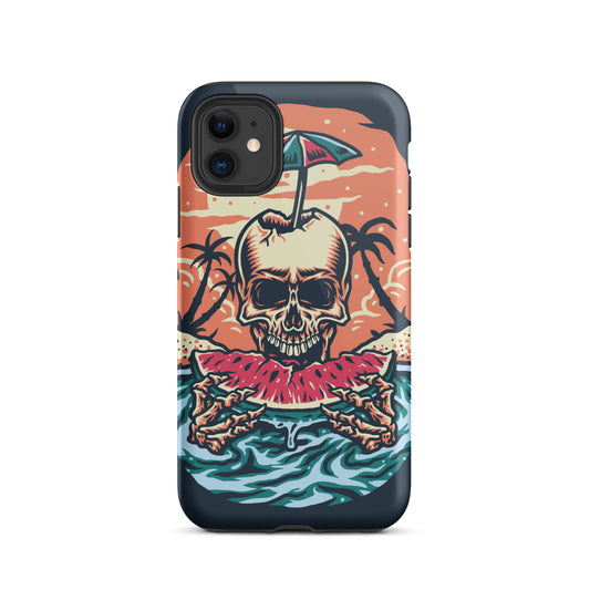 Holiday Skull Tough iPhone case