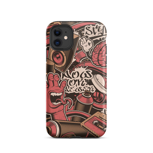 Graffiti Scream Tough iPhone case