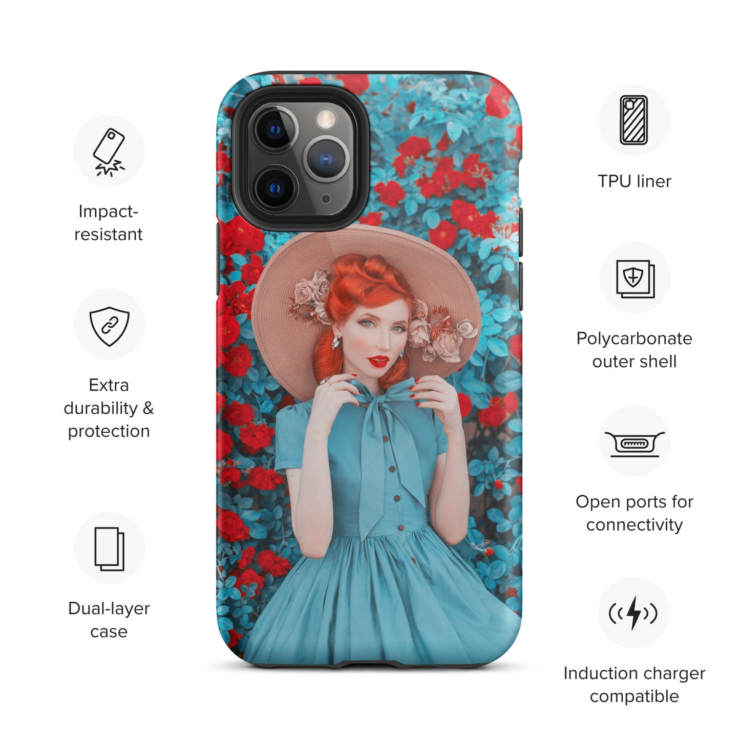 Red Dreams Tough iPhone case