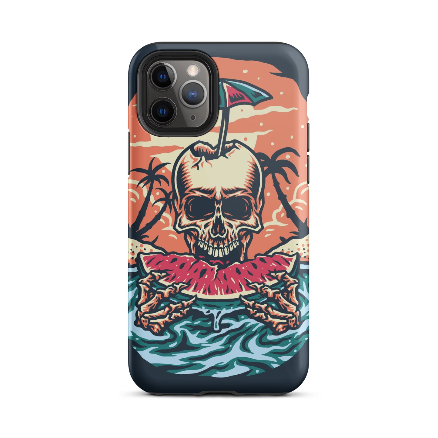 Holiday Skull Tough iPhone case