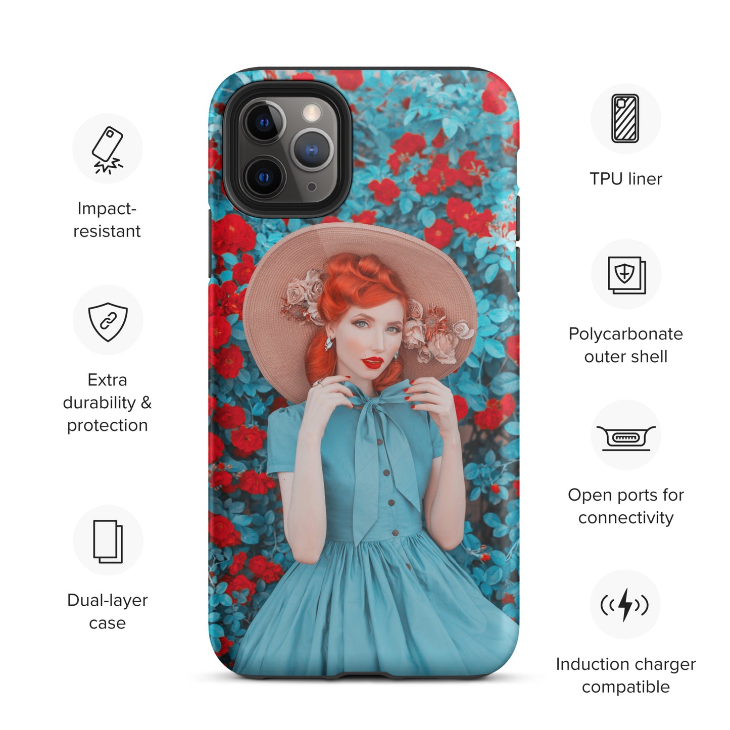 Red Dreams Tough iPhone case