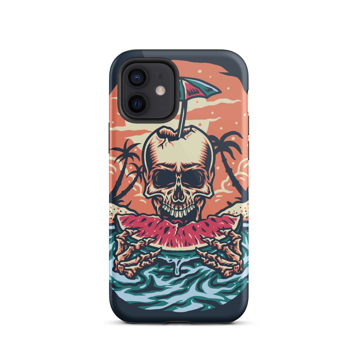 Holiday Skull Tough iPhone case