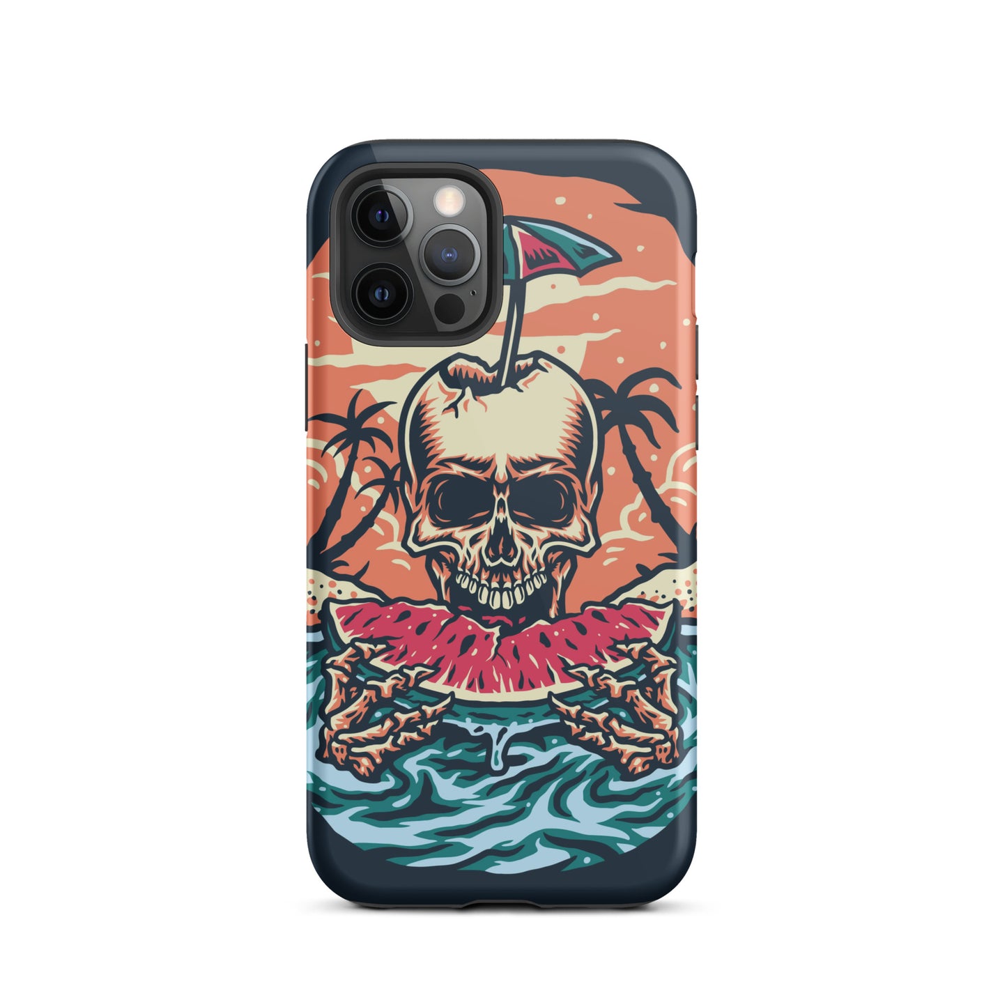 Holiday Skull Tough iPhone case