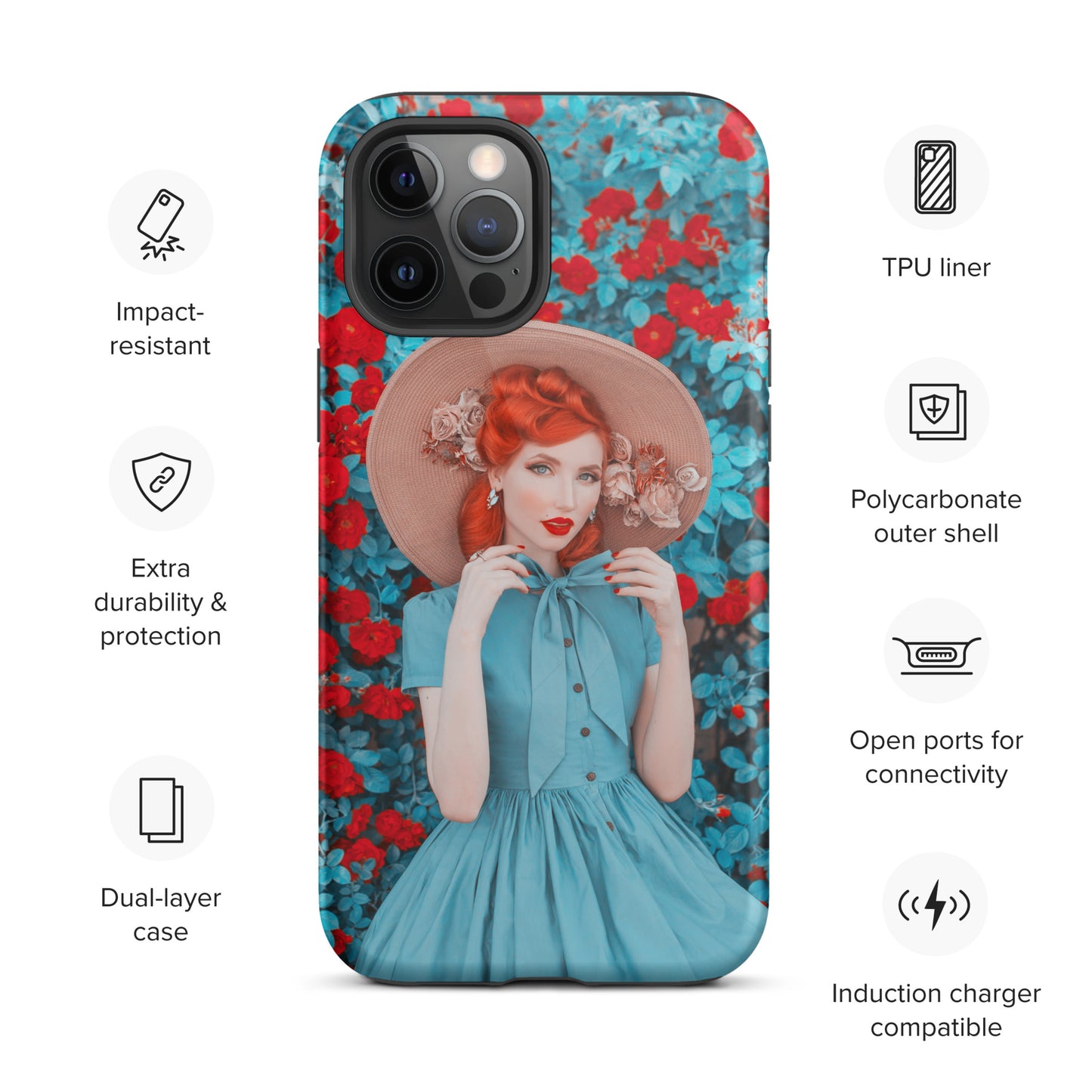 Red Dreams Tough iPhone case