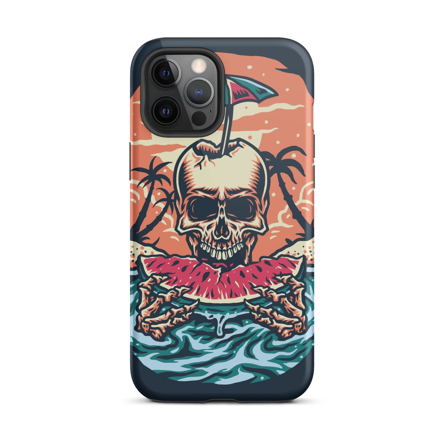 Holiday Skull Tough iPhone case