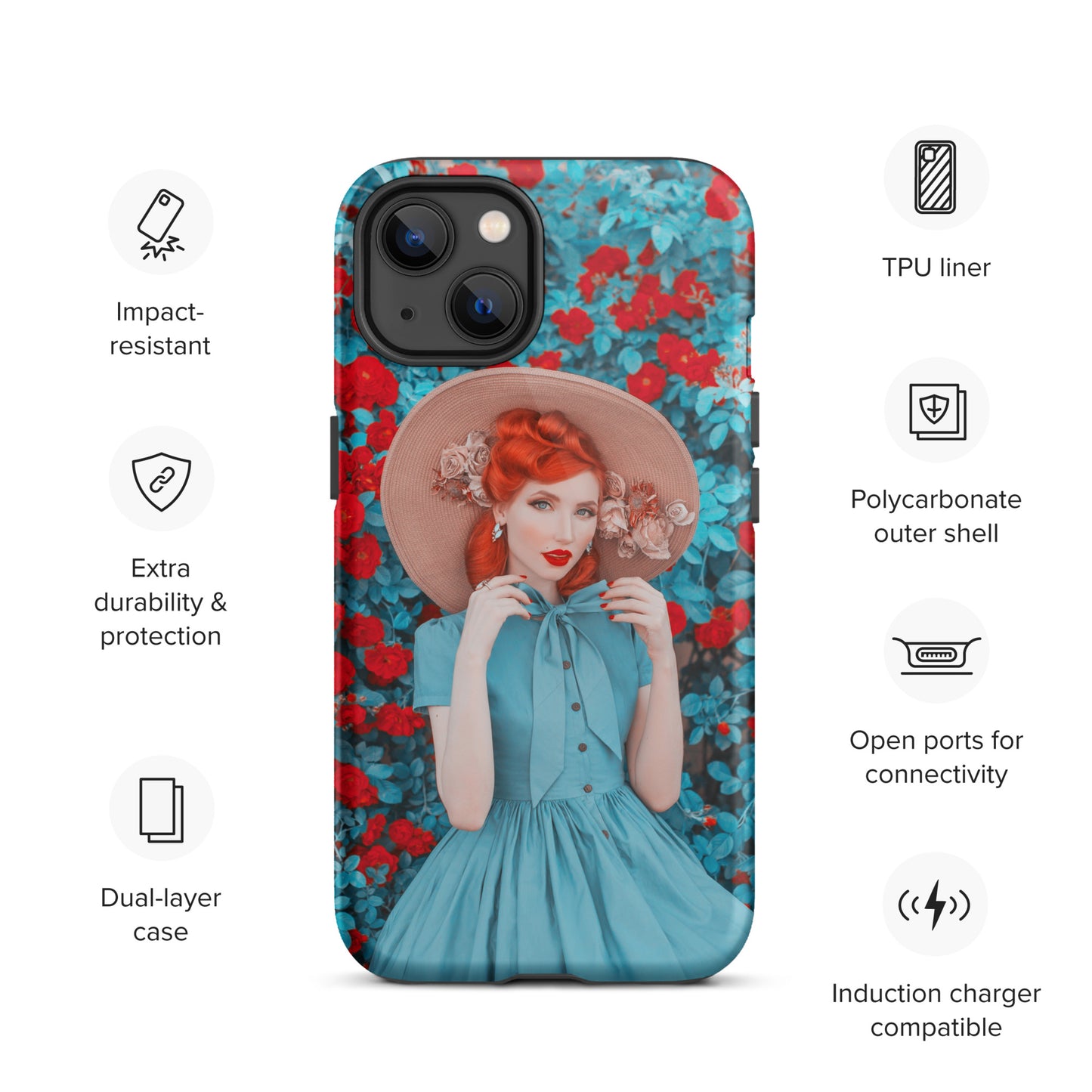 Red Dreams Tough iPhone case