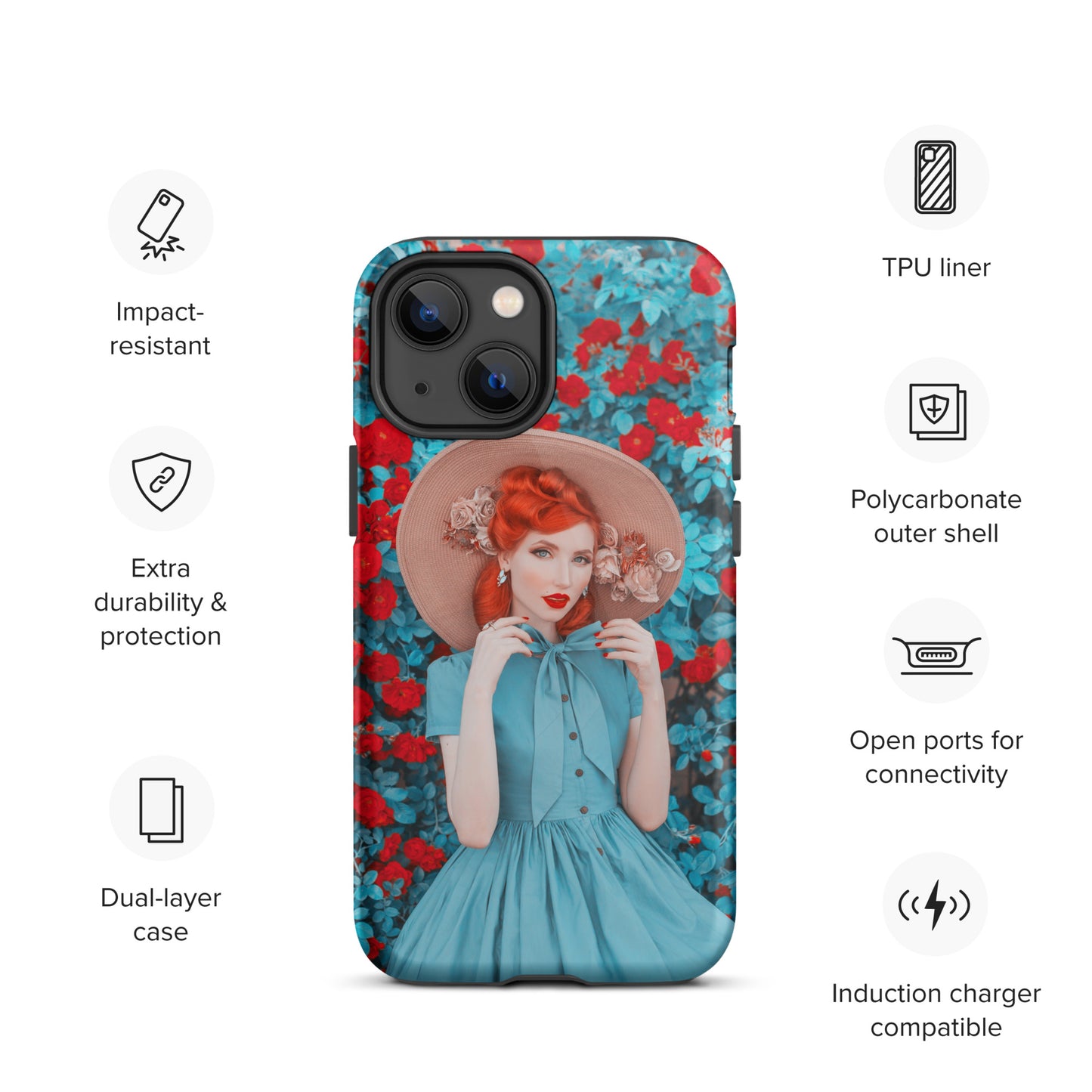 Red Dreams Tough iPhone case