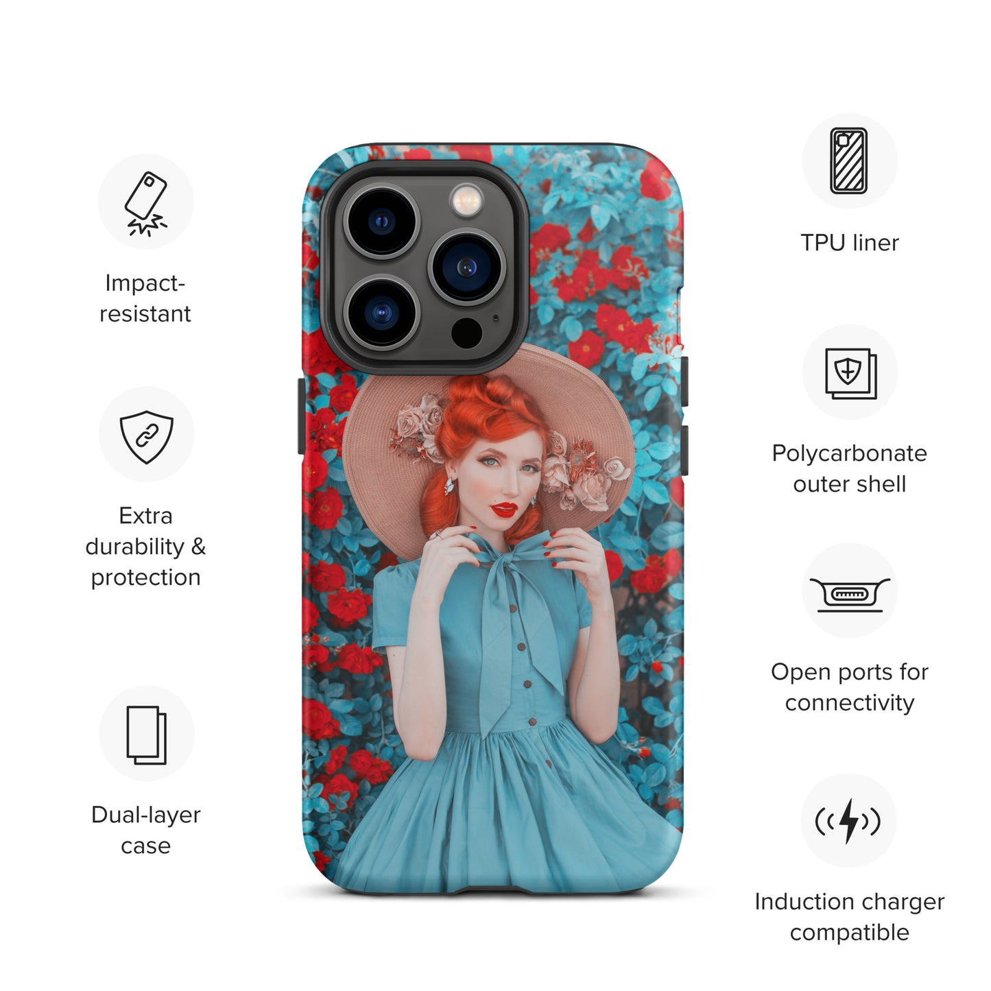 Red Dreams Tough iPhone case