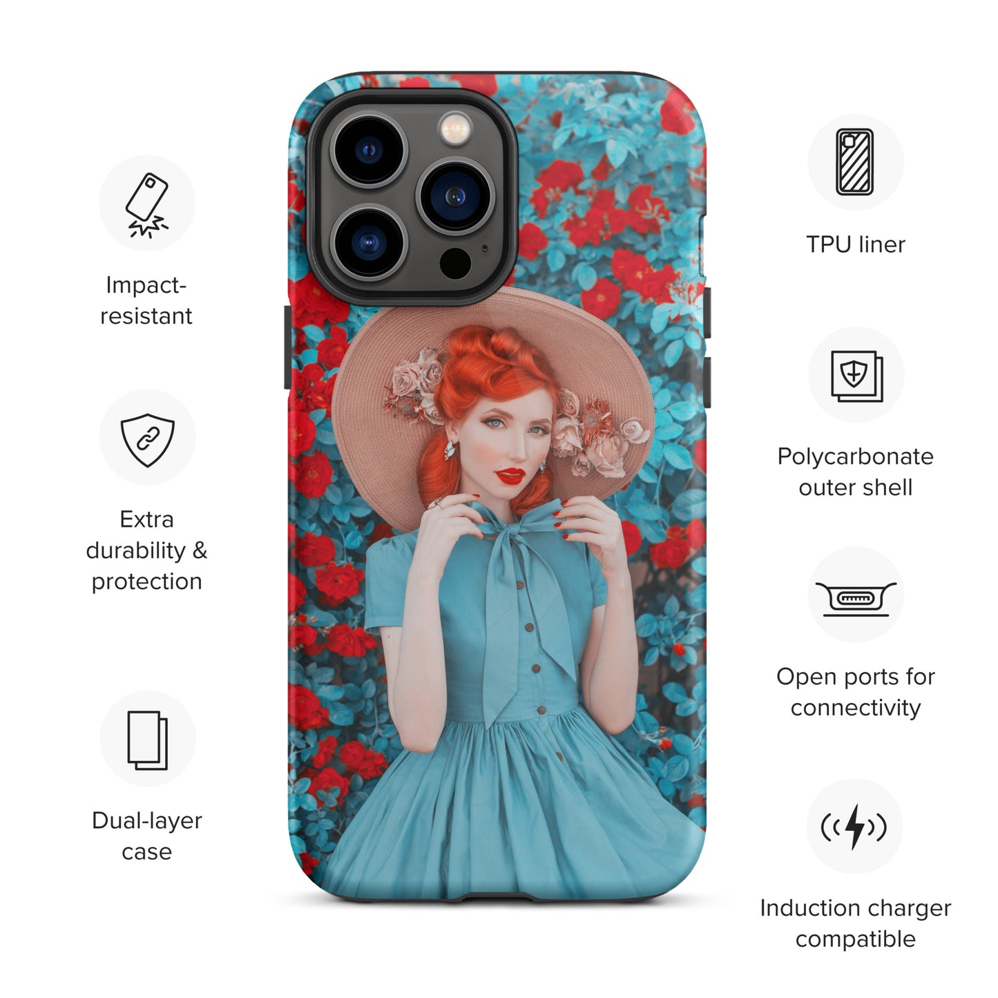 Red Dreams Tough iPhone case