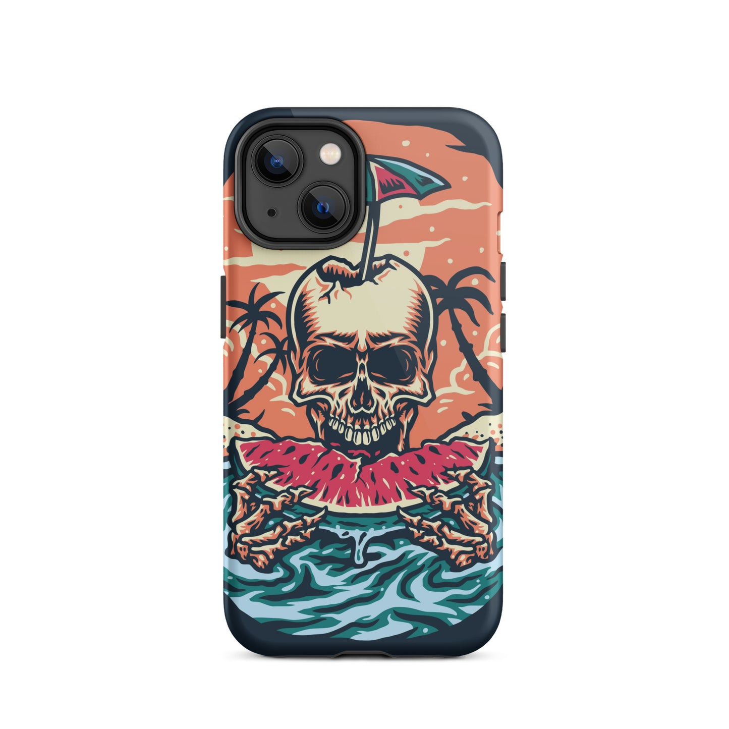 Holiday Skull Tough iPhone case