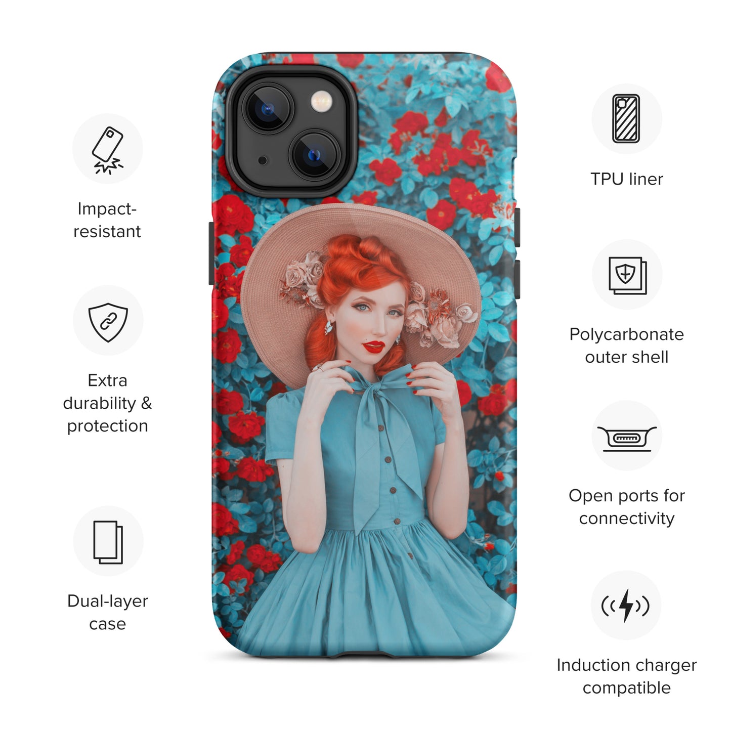 Red Dreams Tough iPhone case