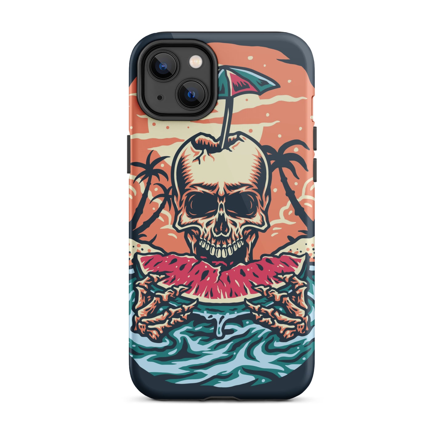 Holiday Skull Tough iPhone case