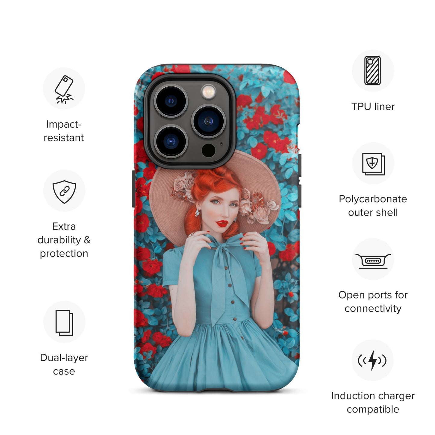 Red Dreams Tough iPhone case