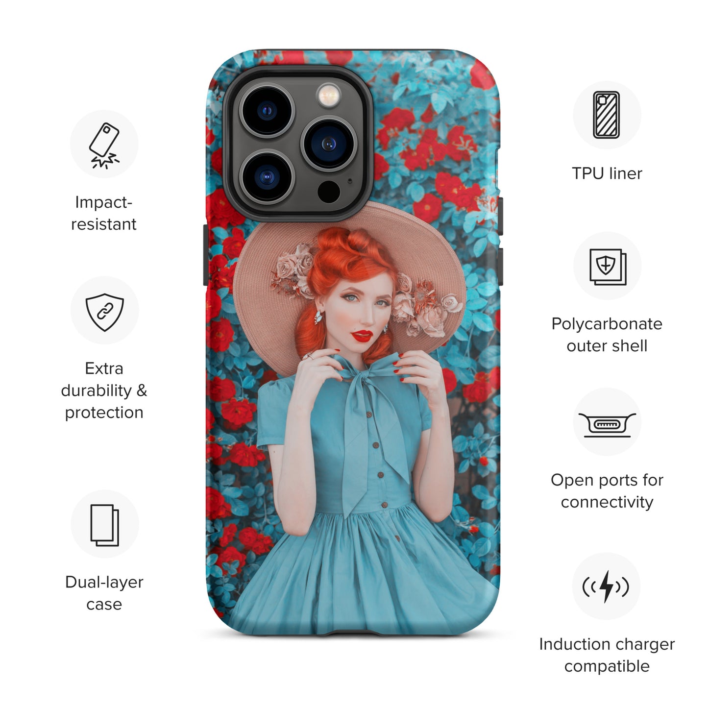 Red Dreams Tough iPhone case