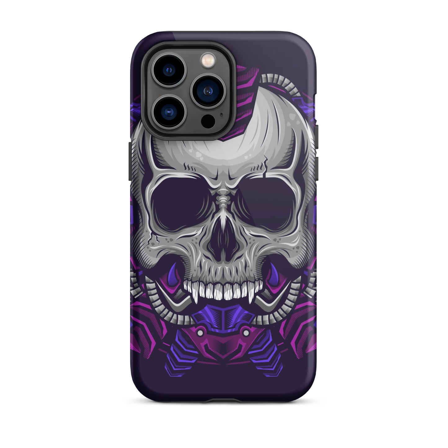 Cyborg Punk Skull Tough iPhone case