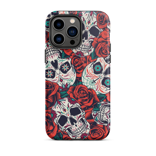 Seamless Skulls Tough iPhone case