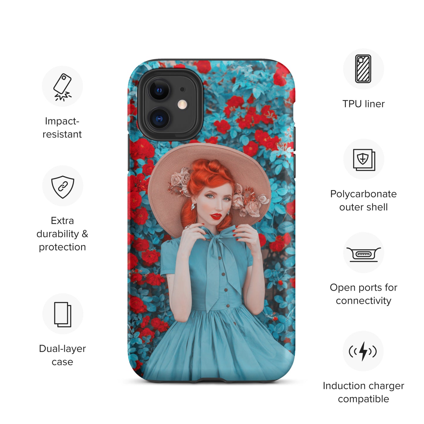 Red Dreams Tough iPhone case