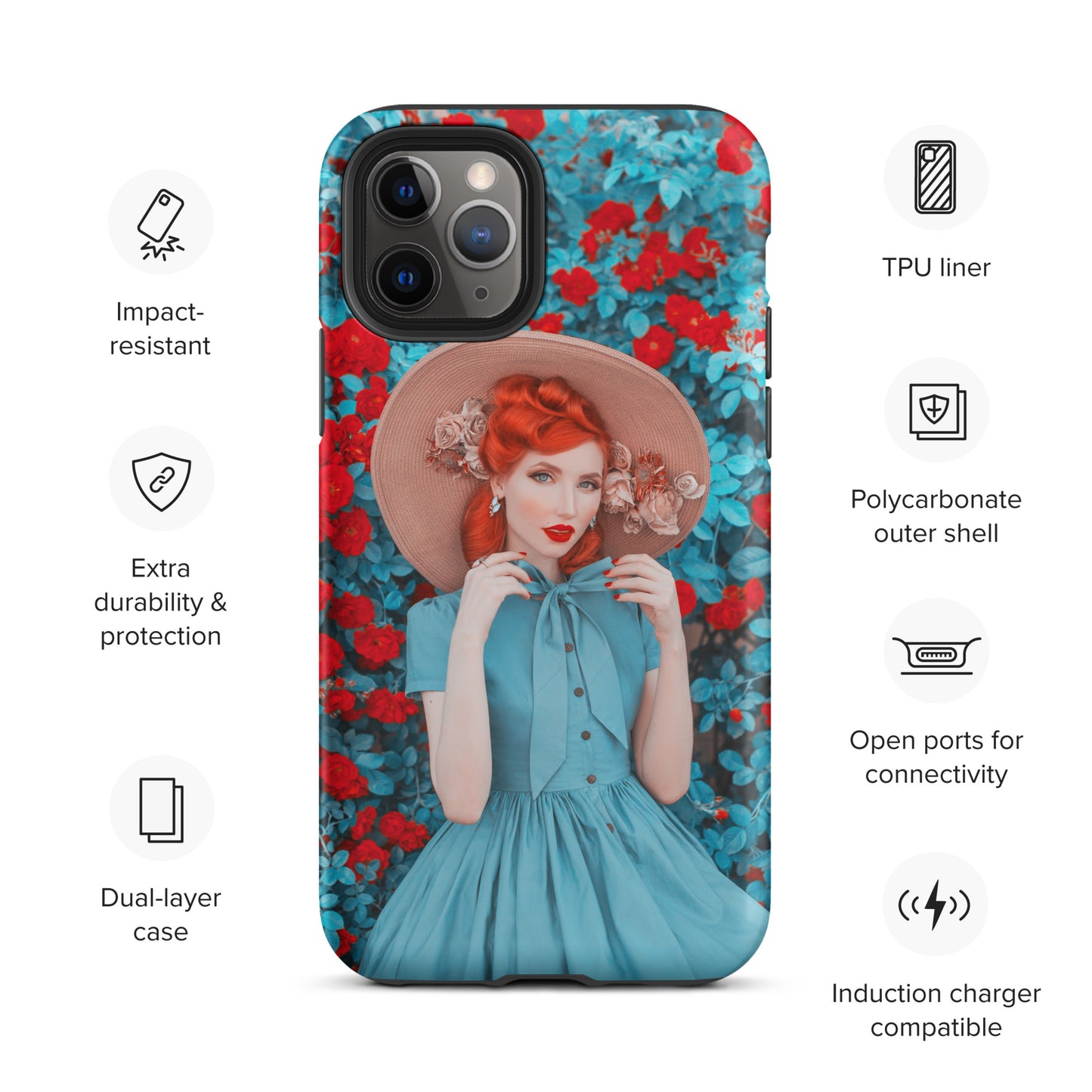 Red Dreams Tough iPhone case