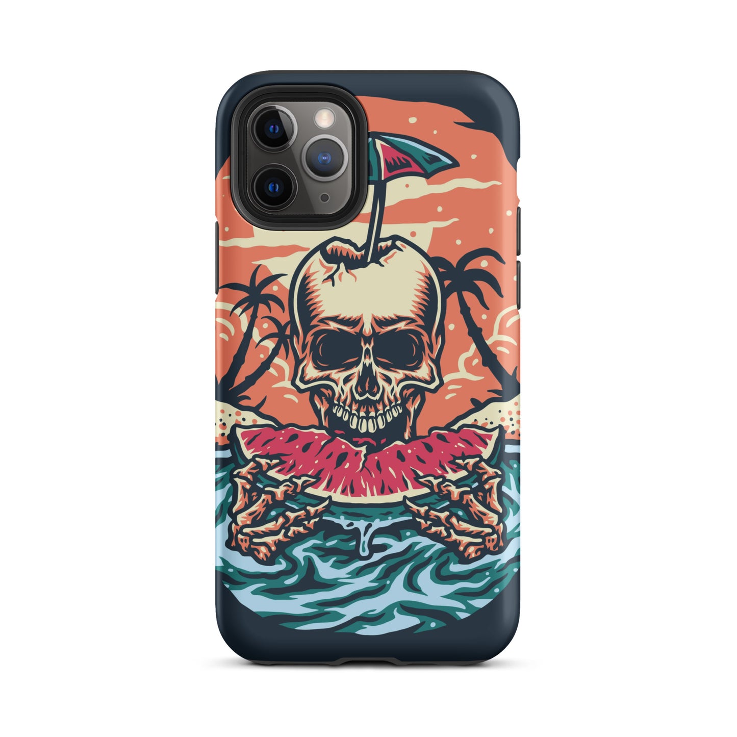 Holiday Skull Tough iPhone case