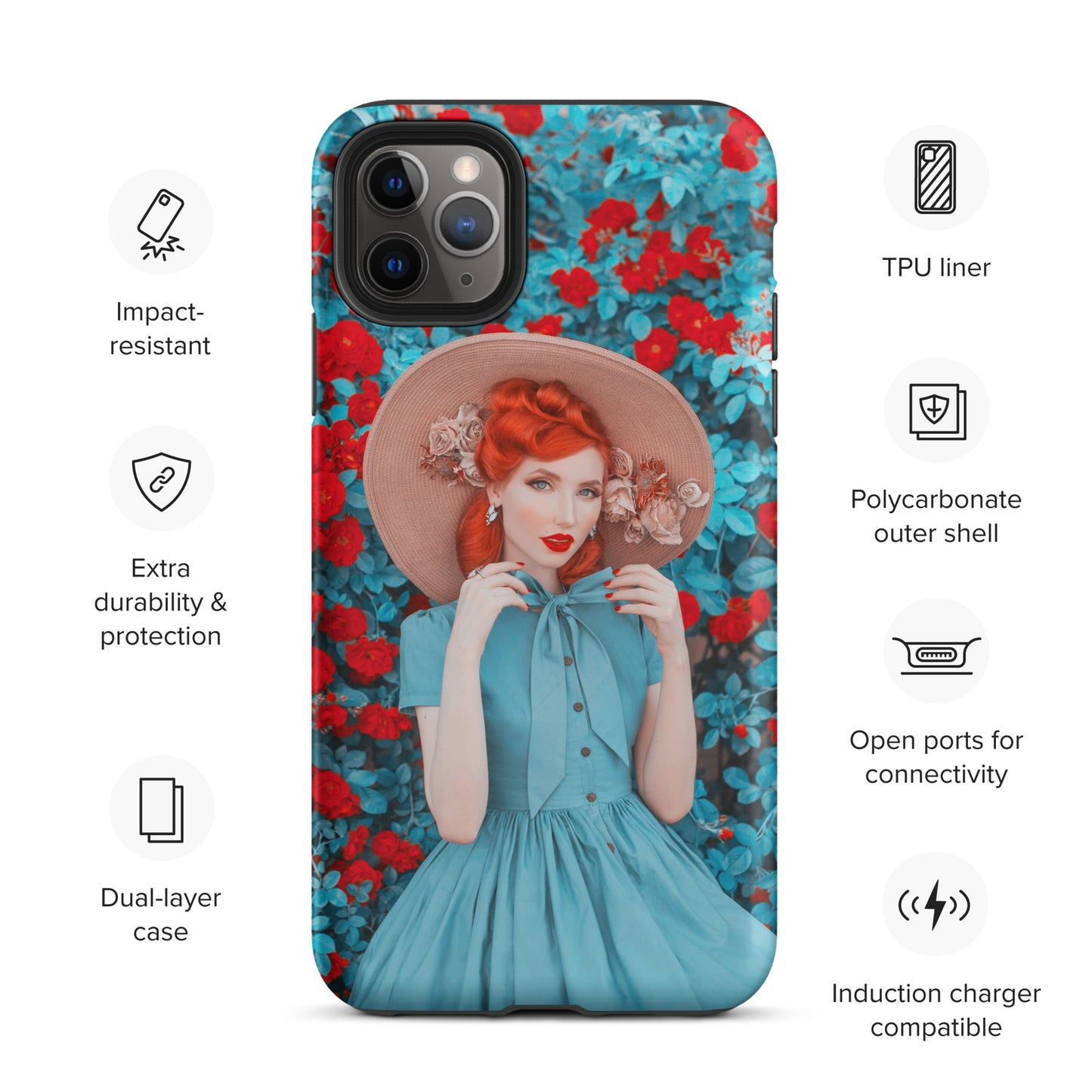 Red Dreams Tough iPhone case