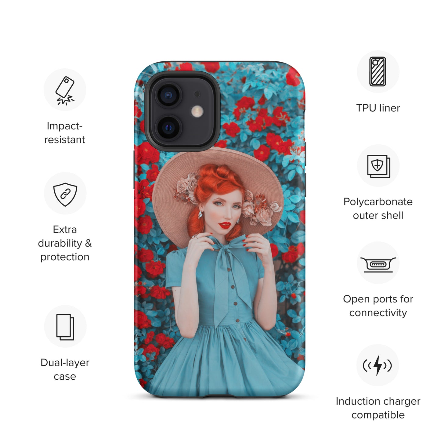 Red Dreams Tough iPhone case