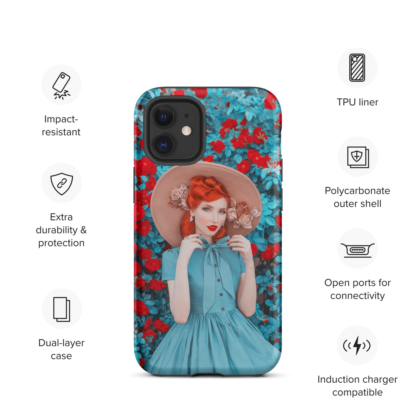 Red Dreams Tough iPhone case