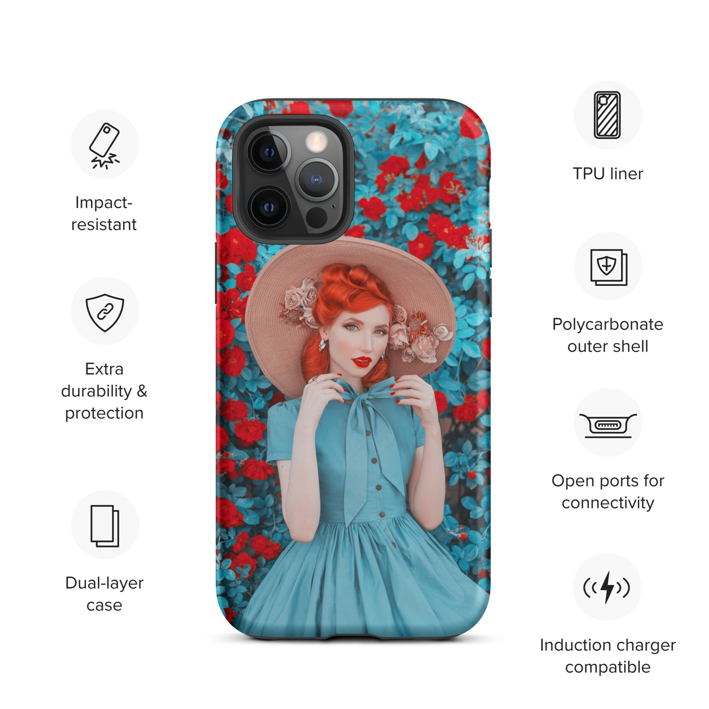 Red Dreams Tough iPhone case