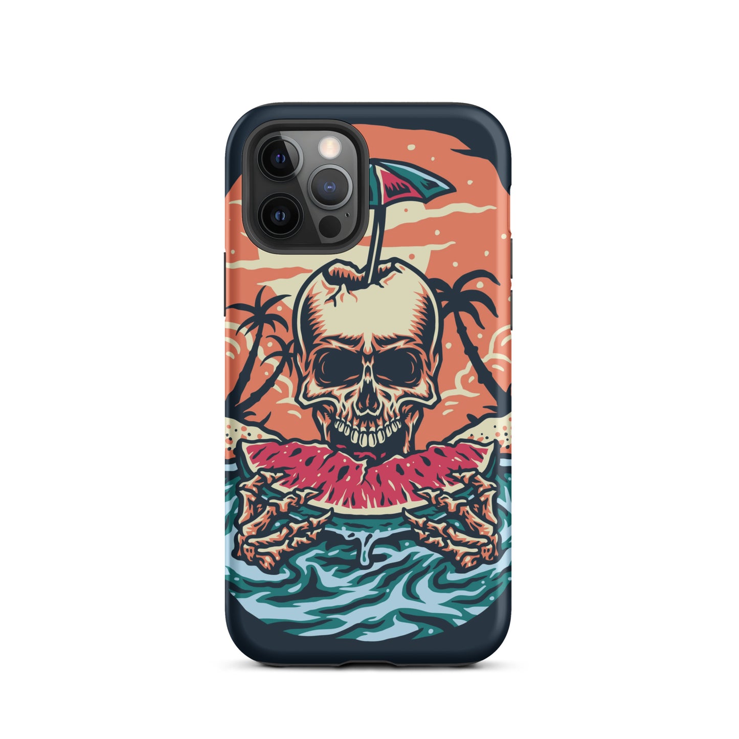 Holiday Skull Tough iPhone case