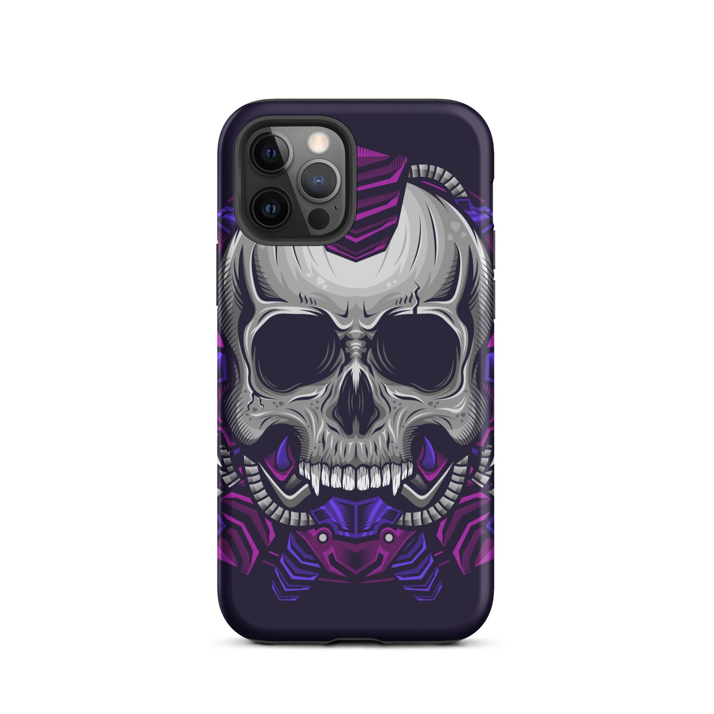 Cyborg Punk Skull Tough iPhone case