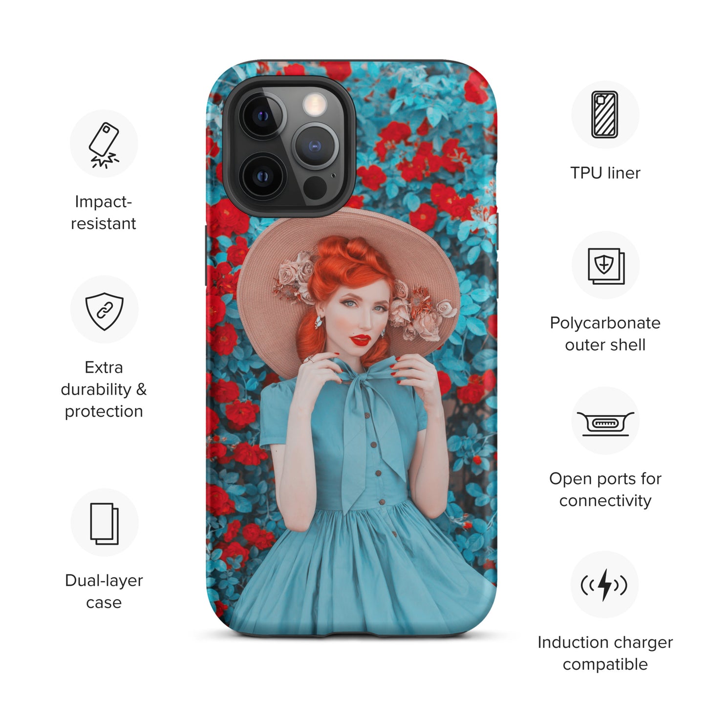 Red Dreams Tough iPhone case