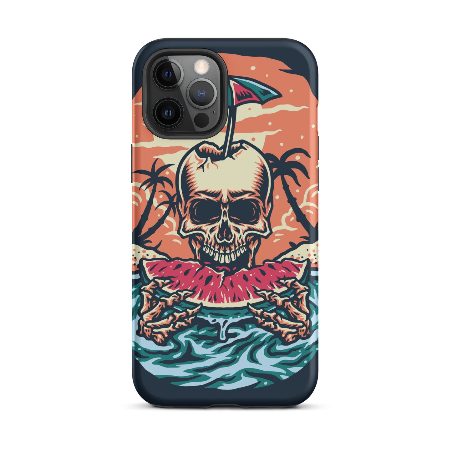 Holiday Skull Tough iPhone case