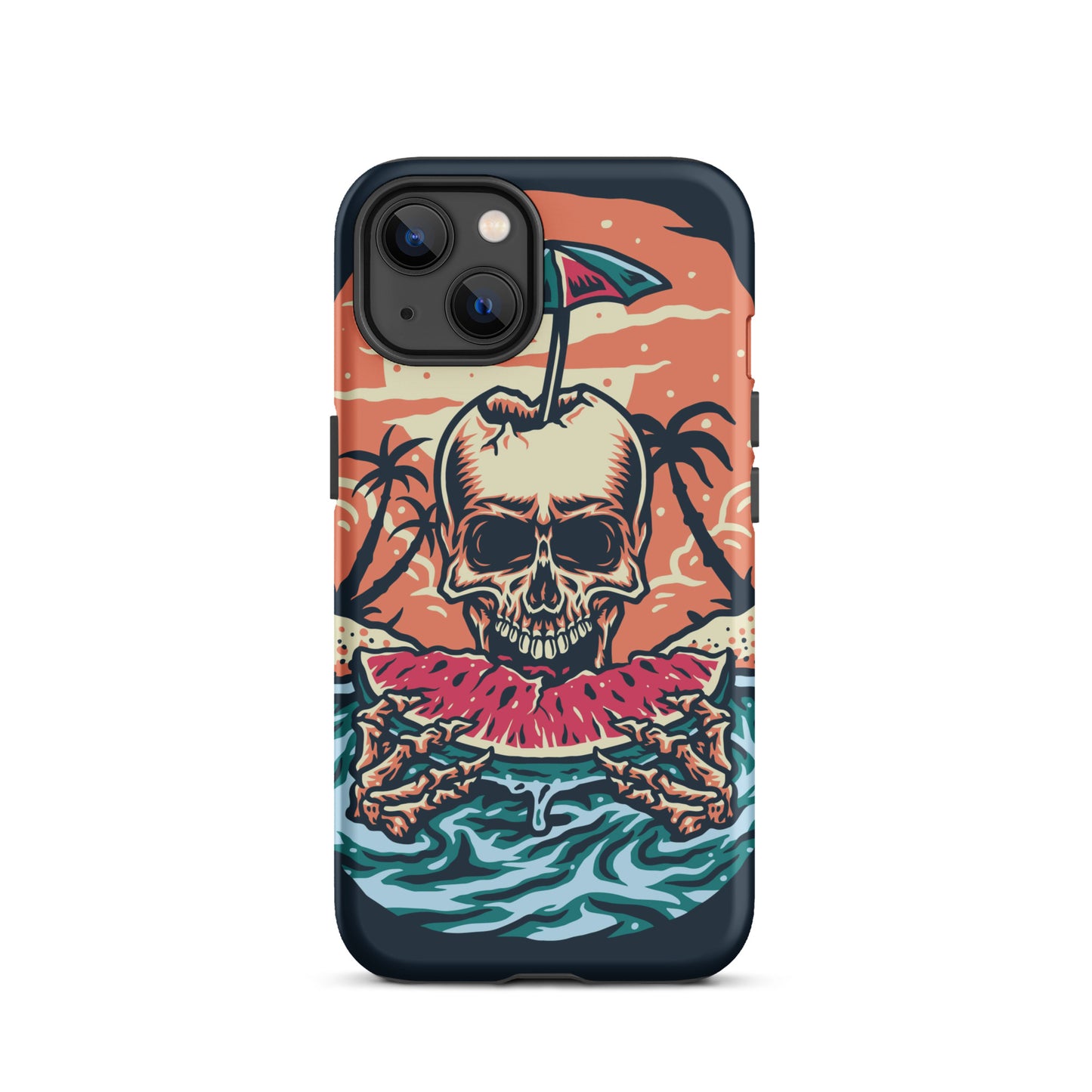 Holiday Skull Tough iPhone case