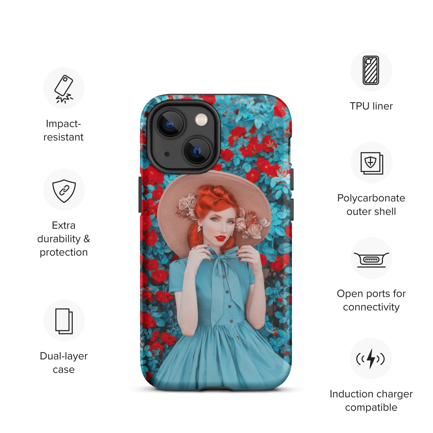 Red Dreams Tough iPhone case