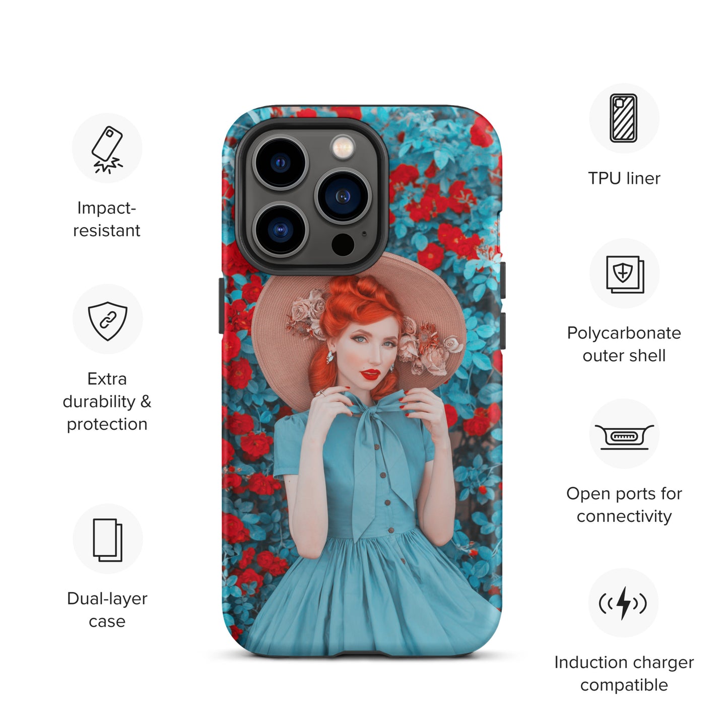 Red Dreams Tough iPhone case