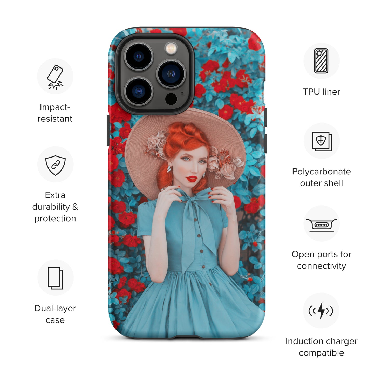 Red Dreams Tough iPhone case