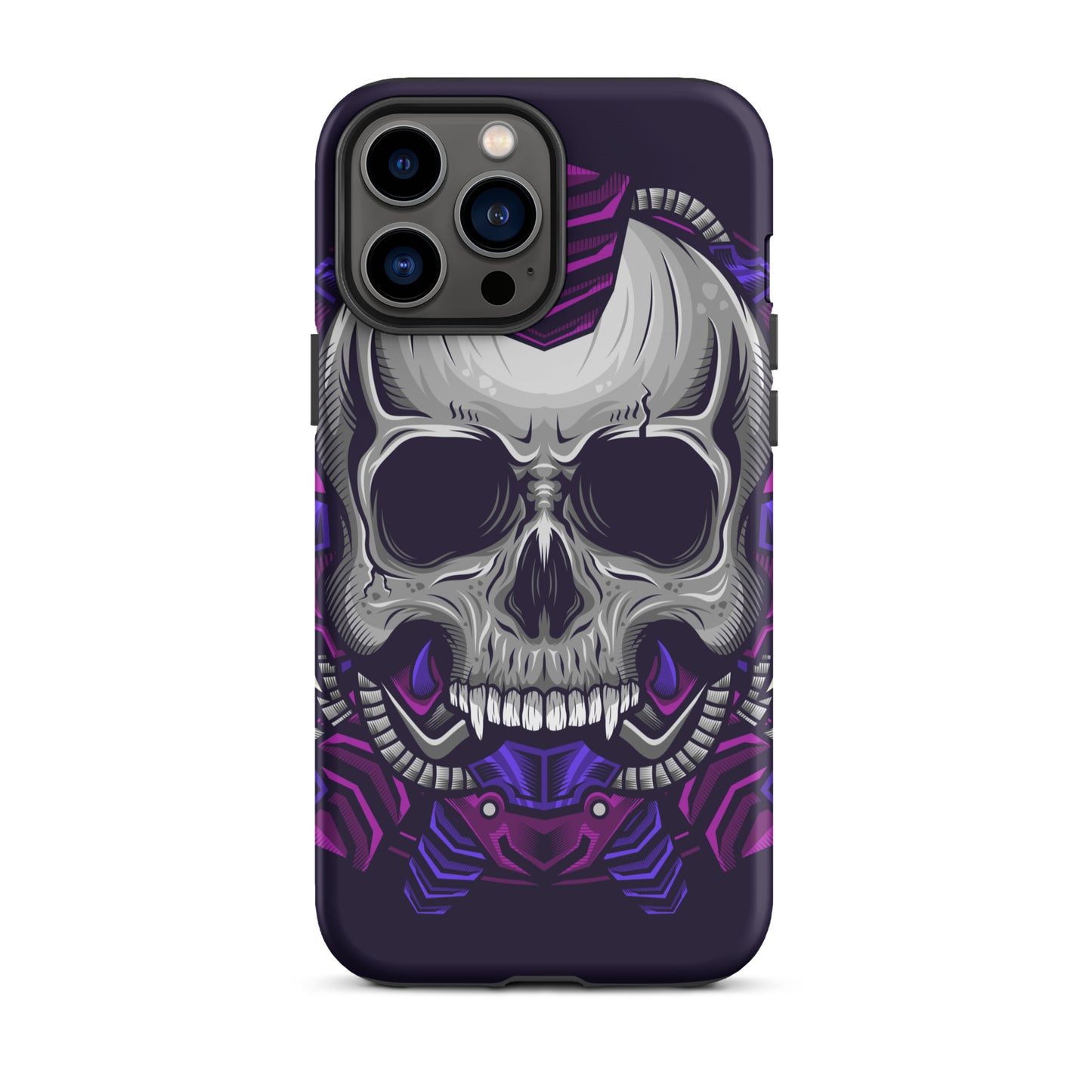 Cyborg Punk Skull Tough iPhone case