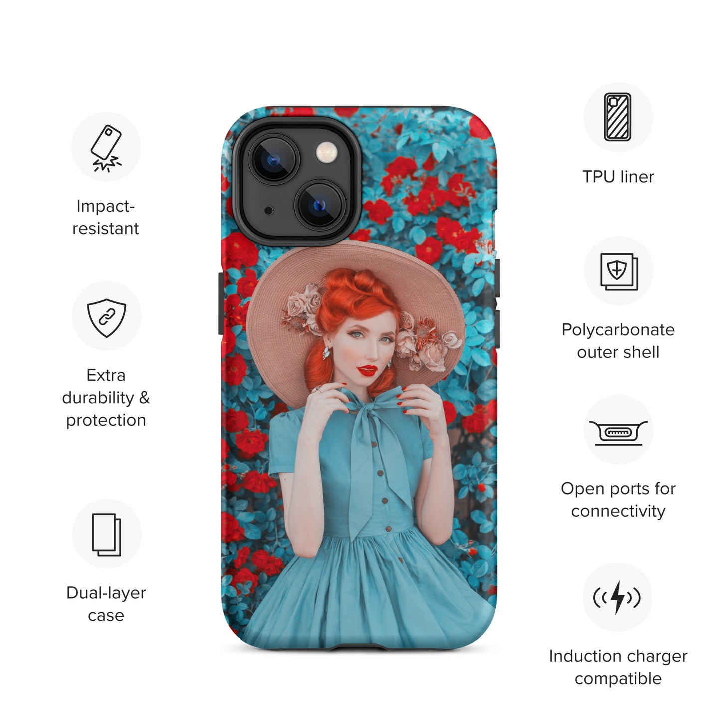 Red Dreams Tough iPhone case